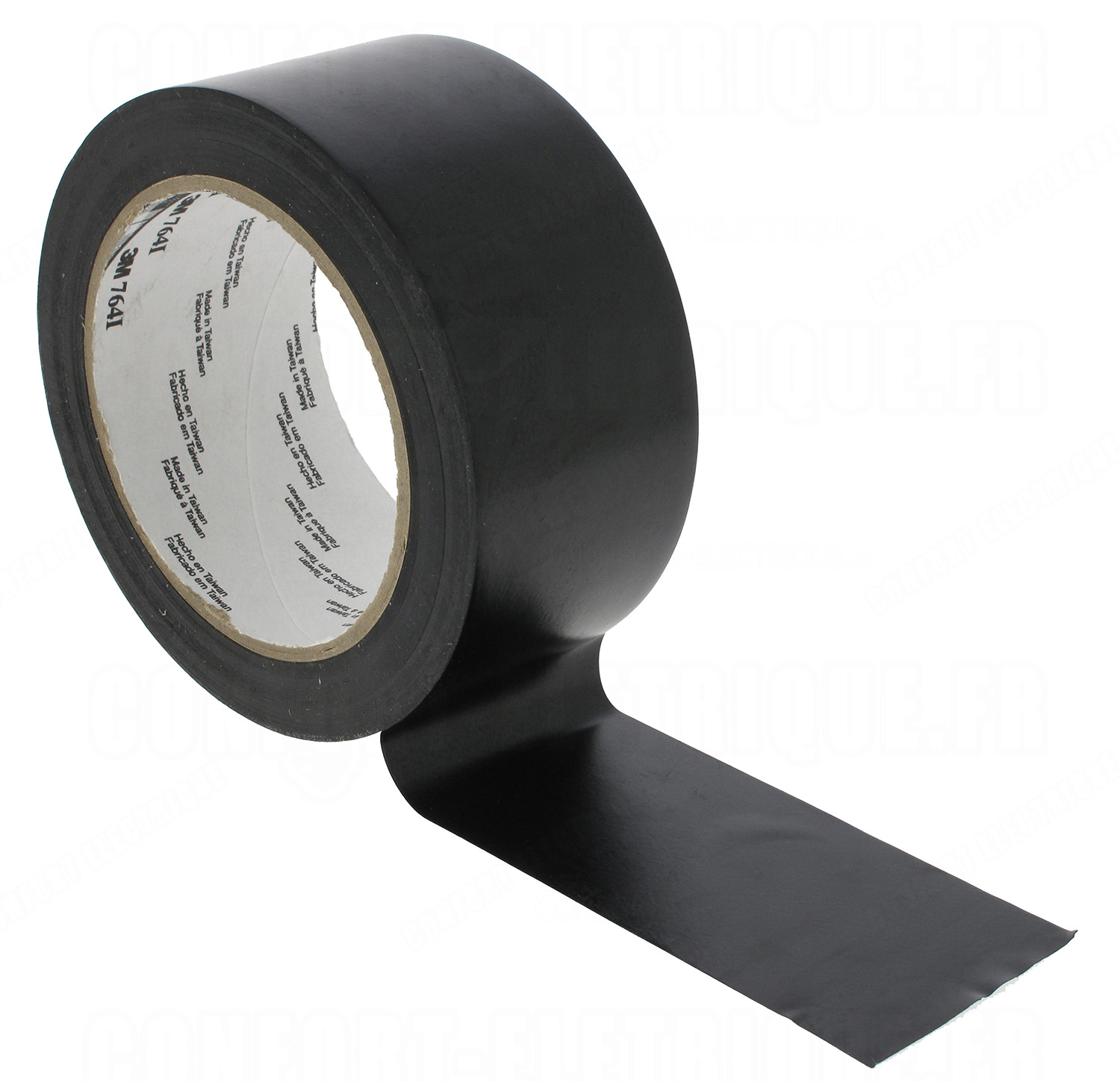 Ruban vinyle adhésif 3M 764 - noir - 50mm x 33m - à l'unité - by-pixcl