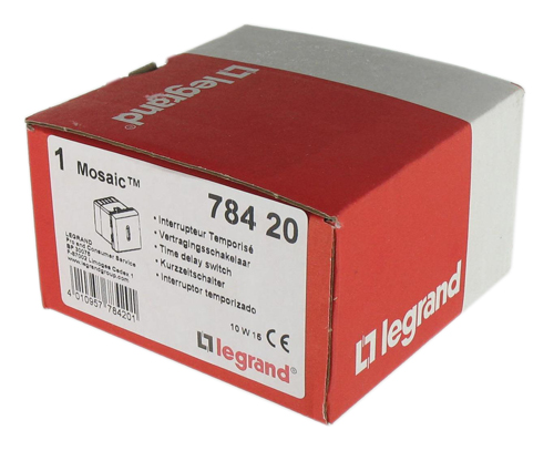 Interrupteur temporisé programmable Legrand Mosaic - 171,43€..