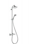 Colonne de douche - Showerpipe CROMA 220 - Avec mitigeur thermostatique - Hansgrohe 27185000