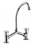 Mlangeur - 2 trous lavabo - Entraxe variable de 100  240 mm - Delabie D2558