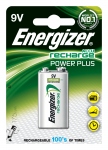 Pile rechargeable - Energizer Recharge Power Plus - 6LR61 - 9 volts