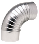 Coude 90 - En Aluminium - Diamtre 111 mm - Ten 392111