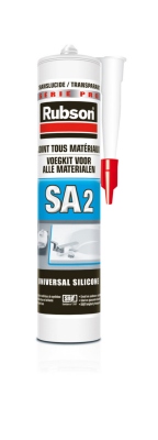 Mastic silicone - Spcial sanitaire - Rubson SA2 - Translucide - Cartouche 280 ml - Rubson 429330