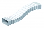 Conduit Plat PVC souple - Rectangulaire - 55 x 110 mm - Longueur 0.5 mtres