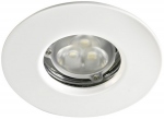 Spot encastr rond fixe G5.3 IP65 Aric Hydro blanc