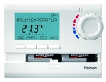 Thermostat d'ambiance digital - 3 programmes modifiables 24H 7J - Theben 8119132