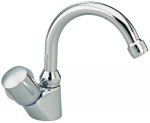 Robinet de lavabo / Lave-mains - ULYSSE C - Bec tube orientable - Chrom - Porcher D1624AA