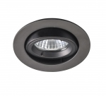 Spot encastrable - Rond - Europole Be Better - Culot GU10 - Noir - Orientable - 1/4 T - Europole 2415