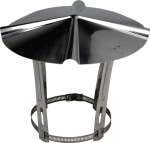 Chapeau chinois - En inox - 120 / 140 mm - Ten 000002