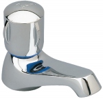 Robinet de lavabo  Lave-mains - ULYSSE C - Bec fixe - Eau froide ou chaude - Chrom - Porcher D1625AA