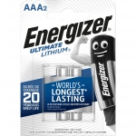 Pile lithium Energizer Ultimate - LR03 - 1.5 Volts - Blister de 2 piles