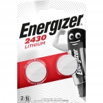 Pile lithium - Energizer CR2430 - 3 Volts - Blister de 2 piles
