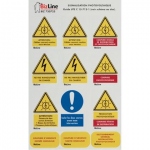 Kit de signalisation - Pour installation photovoltaique - Bizline 730725