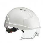 Casque lectricien - Confort vista - Blanc - Avec surlunettes - Bizline 731686