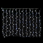 Rideau raccordable - 2 x 1.5 Mtres - 240 LED - Blanc ptillant - Festilight 54412-12-W0-Z