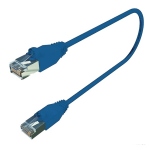 Cordon de brassage RJ45 catgorie 6 SFTP longueur 2 mtres bleu