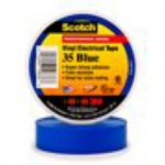 Ruban adhsif vinyle - 3M Scotch 35 - Bleu - 19 mm x 20 Mtres - 3M 80050
