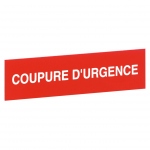 Etiquette - Coupure d'urgence - Legrand 0380924