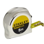 Mtre Ruban - Stanley Powerlock - Longueur 5 Mtres x 19 mm - Stanley 0-33-552