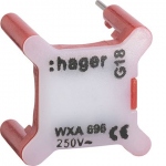 Voyant pour interrupteur - 230V - Rouge - Hager Gallery WXA691