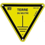Triangle - Alu - TERRE DU NEUTRE - 100 mm - CATU AM-345