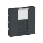 Prise RJ45 - 2 Modules - CAT6 - FTP - Anthracite - Schneider electric NU341954