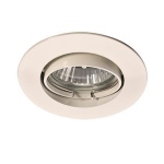 Spot encastrable - Rond - Europole Be Better - Culot GU5.3 - Blanc - Orientable - Bague - Europole 2310