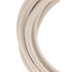 Cble Textile - 3 mtres - 2 x 0.75 mm2 - Beige - Bailey 139683