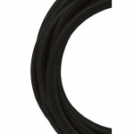 Cble Textile - 3 mtres - 3 x 0.75 mm2 - Noir - Bailey 139690