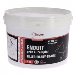 Enduit de rebouchage et lissage -  Standard - Seau de 4 Kg - Bizline 740145