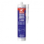 Mastic silicone sanitaire - Griffon S-100 - Base actique - Blanc - 300 Ml - Griffon 1249325