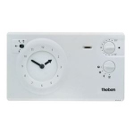 Thermostat d'ambiance - Programmable - Avec rserve de marche - 2 - Theben 7820030