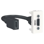 Prise HDMI - 1 Module - Blanc - Schneider Unica NU343018