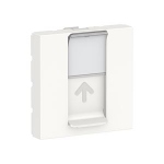 Prise RJ 45 - 2 Modules - Keystone / Systimax - Blanc - Schneider electric NU946118