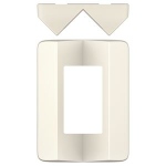 Fixation d'angle - Blanc - Pour THELUXA P - Theben 9070904