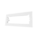 Cadre d'encastrement - Blanc - Pour boitier ZETA - Luminox 10538