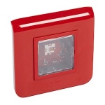 Dispositif visuel d'alarme feu DVAF 2Cd - Avec flash rouge - Encastr - URA 367300