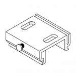 Fixation plafond - Pour rail 3 allumages Aric 023 - ARIC 16356