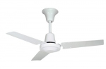 Ventilateur plafond diamtre 90 cm 3 pales mtalliques blanches