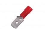 Cosses 6.35 x 0.8 mm male rouge - Boite de 100