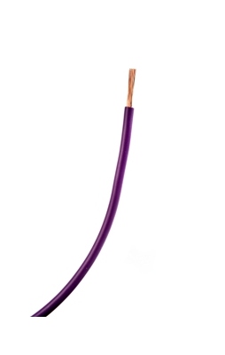Fil Souple - H07-VK - 1 x 1.5 mm - Violet - Couronne de 100 mtres