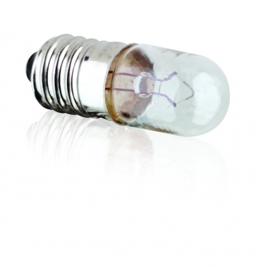 Lampe Miniature - Culot E10 - 12 Volts - 1.2 Watts - Tube 10 x 28 - ABI - Aurora AB1700