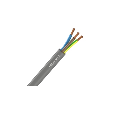 Cable Souple H05VV-F - 3G1.5 mm - Noir - Couronne de 100 mtres