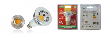 Ampoule  LED COB - Vision-EL - E14 - 4W - 4000K - 75D - Boite