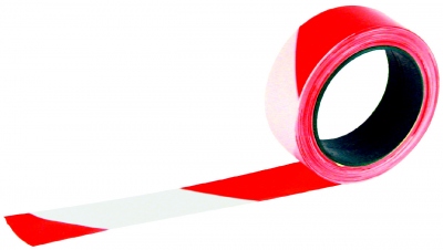 Ruban de signalisation - Chantier - 100 Mtres x 50 mm - Rouge et blanc - CATU AL-139