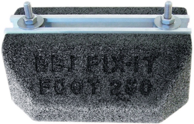 Support au sol anti-vibratiles Rubber Foot 1000 x 180 x 50 mm