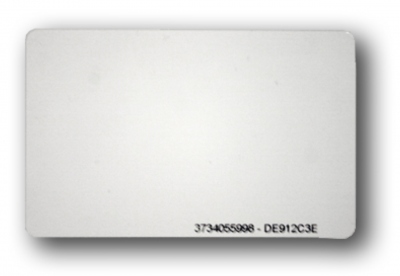 Badge passif de proximit - Em iso - Pour lecteur 125khz - Format carte de crdit - ACIE CA301