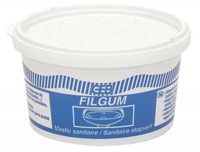 Mastic sanitaire d'tanchit FILGUM - Pot de 200 grammes - Geb