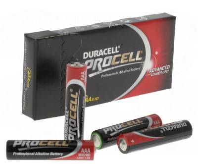Pile LR03 AAA Duracell Procell x10