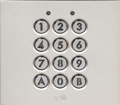 Module clavier - 100 codes - 2 relais - Avec faade - Aiphone GTAC